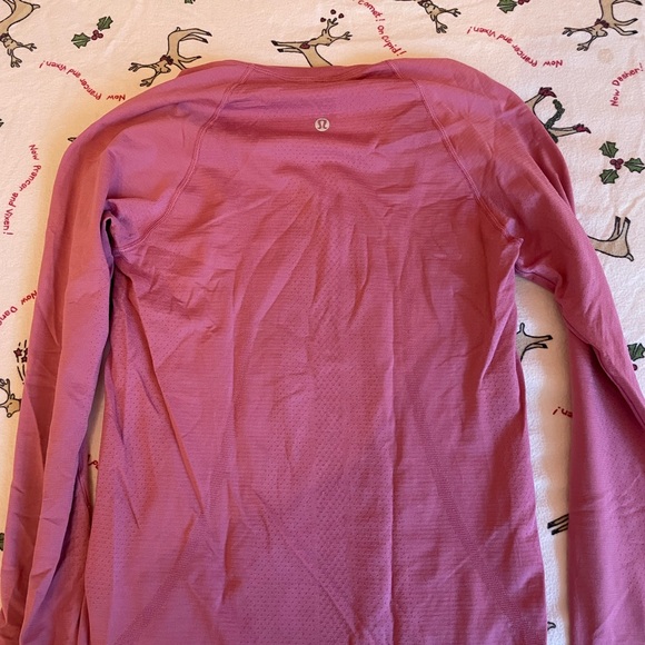 raspberry lululemon regular lenth long sleeve swiftly - Picture 5 of 6